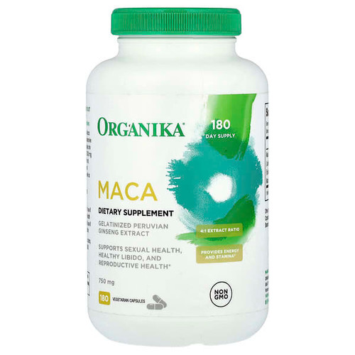 <img alt="Organika, MACA, 750 mg, 180 Vegetarian Capsules" title="Organika, MACA, 750 mg, 180 Vegetarian Capsules,620365250607"