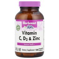 <img alt="Bluebonnet Nutrition, Vitamin C, D3 & Zinc, 100 Vegetable Capsules" title="Bluebonnet Nutrition, Vitamin C, D3 & Zinc, 100 Vegetable Capsules,743715005570"