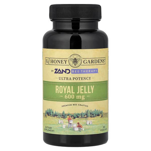 <img alt="Honey Gardens, Ultra Potency, Royal Jelly, 600 mg, 30 Vegcaps" title="Honey Gardens, Ultra Potency, Royal Jelly, 600 mg, 30 Vegcaps,731111223094"