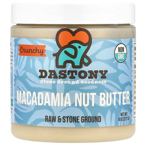 <img alt="Dastony, Macadamia Nut Butter, Crunchy, 8 oz (227 g)" title="Dastony, Macadamia Nut Butter, Crunchy, 8 oz (227 g),850020805242"