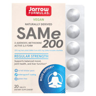 <img alt="Jarrow Formulas, SAMe 200, 200 mg, 20 Tablets" title="Jarrow Formulas, SAMe 200, 200 mg, 20 Tablets,790011200147"