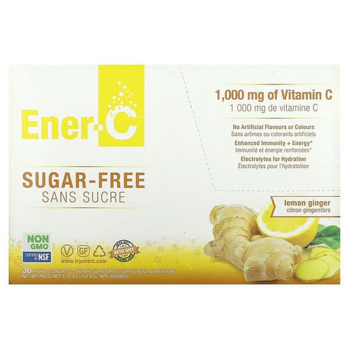 <img alt="Ener-C, Vitamin C Drink Mix, Sugar Free, Lemon Ginger, 1,000 mg, 30 Packets" title="Ener-C, Vitamin C Drink Mix, Sugar Free, Lemon Ginger, 1,000 mg, 30 Packets,873024001342"