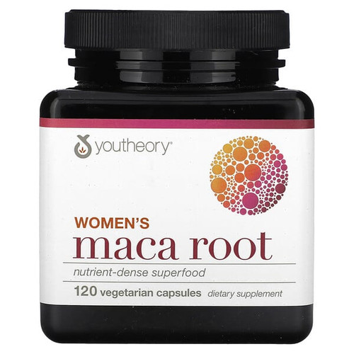 <img alt="Youtheory, Womens Maca Root, 120 Vegetarian Capsules (500 mg per Capsule)" title="Youtheory, Womens Maca Root, 120 Vegetarian Capsules (500 mg per Capsule),853244003876"