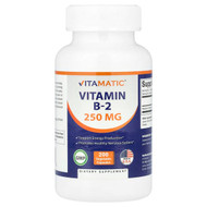 <img alt="Vitamatic, Vitamin B-2, 250 mg , 200 Vegetable Capsules" title="Vitamatic, Vitamin B-2, 250 mg , 200 Vegetable Capsules,810078470328"