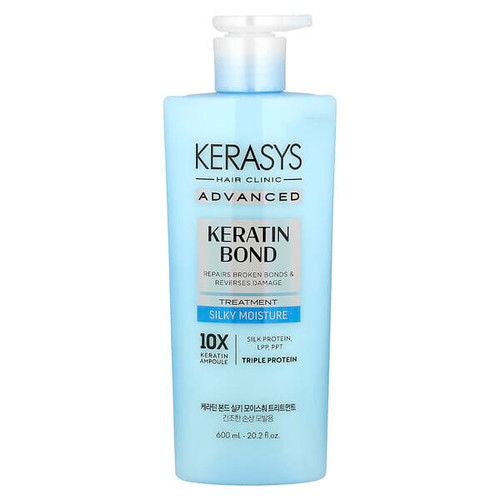 <img alt="Kerasys, Advanced, Keratin Bond Treatment, Silky Moisture, 20.2 fl oz (600 ml)" title="Kerasys, Advanced, Keratin Bond Treatment, Silky Moisture, 20.2 fl oz (600 ml),8801046316696"