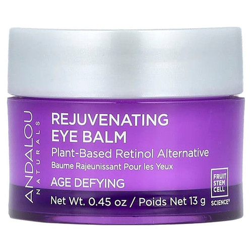 <img alt="Andalou Naturals, Rejuvenating Eye Balm, Plant-Based Retinol Alternative, 0.45 oz (13 g)" title="Andalou Naturals, Rejuvenating Eye Balm, Plant-Based Retinol Alternative, 0.45 oz (13 g),850018119047"