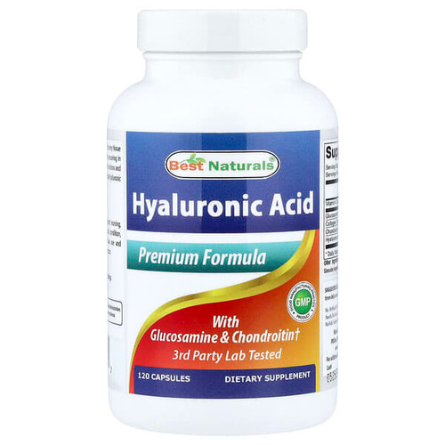 <img alt="Best Naturals, Hyaluronic Acid with Glucosamine & Chondroitin, 120 Capsules" title="Best Naturals, Hyaluronic Acid with Glucosamine & Chondroitin, 120 Capsules,859375002702"