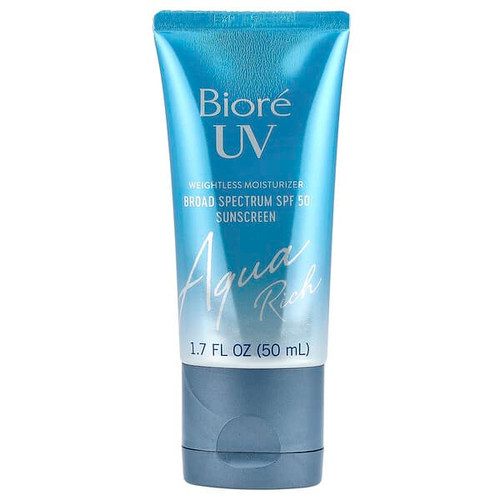<img alt="Biore, UV Aqua Rich, Weightless Moisturizer, SPF 50 , 1.7 fl oz (50 ml)" title="Biore, UV Aqua Rich, Weightless Moisturizer, SPF 50 , 1.7 fl oz (50 ml),019100286863"