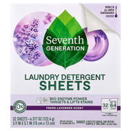 <img alt="Seventh Generation, Laundry Detergent Sheets, Fresh Lavender, 32 Sheets, 4.317 oz (122.4 g)" title="Seventh Generation, Laundry Detergent Sheets, Fresh Lavender, 32 Sheets, 4.317 oz (122.4 g),732913453023"