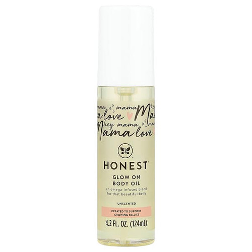 <img alt="The Honest Company, Glow On Body Oil, Unscented, 4.2 fl oz (124 ml)" title="The Honest Company, Glow On Body Oil, Unscented, 4.2 fl oz (124 ml),810022910450"