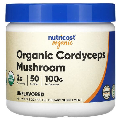 <img alt="Nutricost, Organic Cordyceps Mushroom, Unflavored, 3.5 oz (100 g)" title="Nutricost, Organic Cordyceps Mushroom, Unflavored, 3.5 oz (100 g),810014670799"