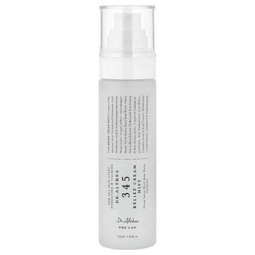 <img alt="Dr. Althea, 345 Relief Cream Mist, For All Skin Types, 3.38 fl oz (100 ml)" title="Dr. Althea, 345 Relief Cream Mist, For All Skin Types, 3.38 fl oz (100 ml),8809447256115"