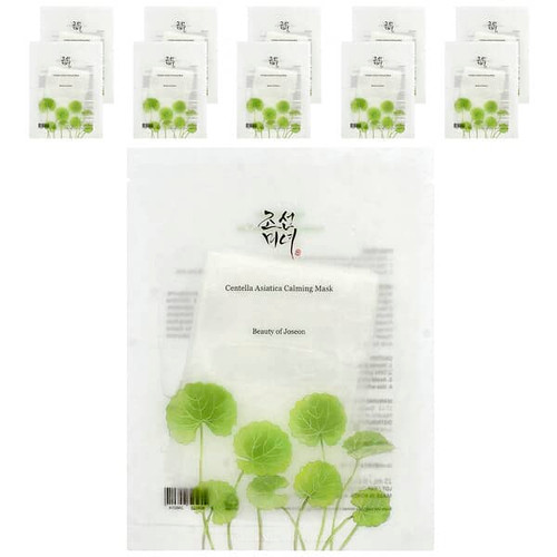<img alt="Beauty of Joseon, Centella Asiatica Calming Beauty Mask, 10 Sheets, 0.84 fl oz (25 ml) Each" title="Beauty of Joseon, Centella Asiatica Calming Beauty Mask, 10 Sheets, 0.84 fl oz (25 ml) Each,8809525246021"