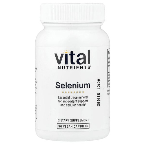 <img alt="Vital Nutrients, Selenium, 90 Vegan Capsules (200 mcg per Capsule)" title="Vital Nutrients, Selenium, 90 Vegan Capsules (200 mcg per Capsule),693465308110"