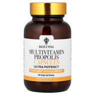<img alt="Bee & You, Multivitamin Propolis Capsules with Ginger and Ginseng, Ultra Potency, 60 Capsules" title="Bee & You, Multivitamin Propolis Capsules with Ginger and Ginseng, Ultra Potency, 60 Capsules,190853003713"