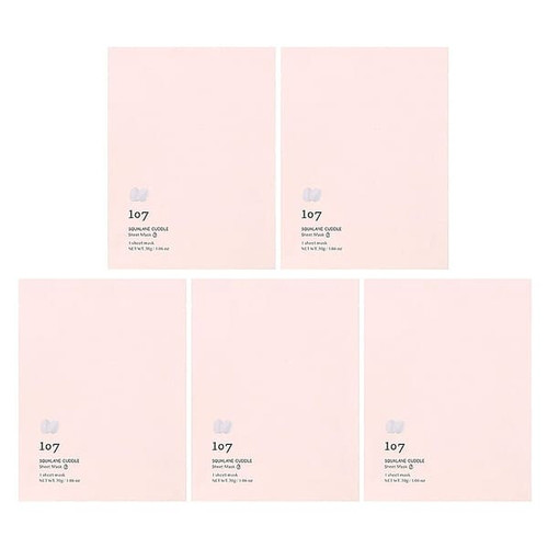 <img alt="107 Beauty, Squalane Cuddle, Beauty Sheet Masks, 5 Sheets, 1.06 oz (30 g) Each" title="107 Beauty, Squalane Cuddle, Beauty Sheet Masks, 5 Sheets, 1.06 oz (30 g) Each,8809433340682"