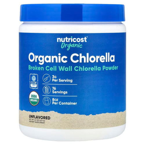 <img alt="Nutricost, Organic Chlorella, Unflavored, 8.1 oz (227 g)" title="Nutricost, Organic Chlorella, Unflavored, 8.1 oz (227 g),702669930819"
