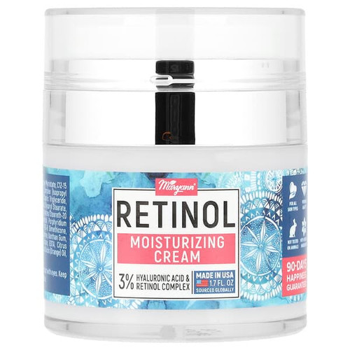 <img alt="MaryAnn Organics, Retinol, Moisturizing Cream, 1.7 fl oz (50 ml)" title="MaryAnn Organics, Retinol, Moisturizing Cream, 1.7 fl oz (50 ml),691027222058"