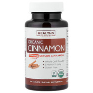 <img alt="Healths Harmony, Organic Ceylon Cinnamon, 120 Tablets (500 mg per Tablet)" title="Healths Harmony, Organic Ceylon Cinnamon, 120 Tablets (500 mg per Tablet),850006500109"
