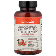 <img alt="NatureWise, Organic Turmeric Curcumin, 90 Vegan Capsules" title="NatureWise, Organic Turmeric Curcumin, 90 Vegan Capsules,858081006196"