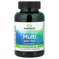 <img alt="Swanson Vitamins, Multi With Iron, High Potency, 120 Softgels" title="Swanson Vitamins, Multi With Iron, High Potency, 120 Softgels,087614014906"
