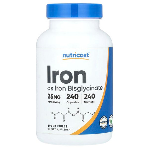 <img alt="Nutricost, Iron, 25 mg , 240 Capsules" title="Nutricost, Iron, 25 mg , 240 Capsules,810139572152"