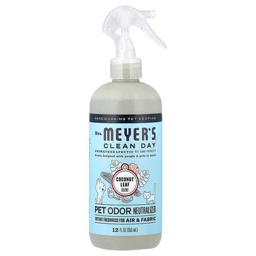<img alt="Mrs. Meyers Clean Day, Pet Odor Neutralizer, Coconut Leaf, 12 fl oz (355 ml)" title="Mrs. Meyers Clean Day, Pet Odor Neutralizer, Coconut Leaf, 12 fl oz (355 ml),808124121126"