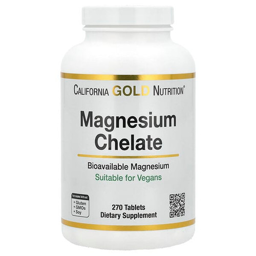 <img alt="California Gold Nutrition, Magnesium Chelate with Calcium, 270 Tablets" title="California Gold Nutrition, Magnesium Chelate with Calcium, 270 Tablets,898220019694"