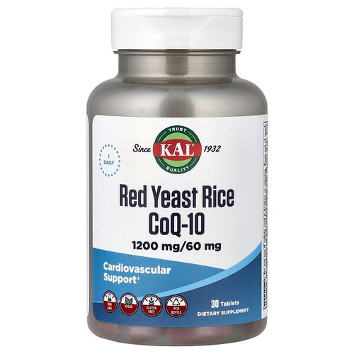 <img alt="KAL, Red Yeast Rice & CoQ-10, 30 Tablets" title="KAL, Red Yeast Rice & CoQ-10, 30 Tablets,021245485476"