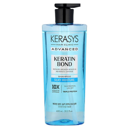 <img alt="Kerasys, Advanced, Keratin Bond Shampoo, Silky Moisture, 20.2 fl oz (600 ml)" title="Kerasys, Advanced, Keratin Bond Shampoo, Silky Moisture, 20.2 fl oz (600 ml),8801046316603"