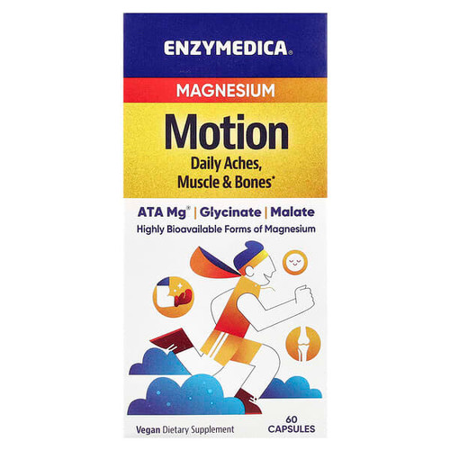 <img alt="Enzymedica, Magnesium Motion, 60 Capsules (350 mg per Capsule)" title="Enzymedica, Magnesium Motion, 60 Capsules (350 mg per Capsule),670480101254"