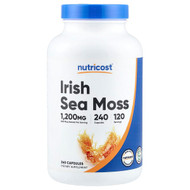 <img alt="Nutricost, Irish Sea Moss, 240 Capsules (600 mg per Capsule)" title="Nutricost, Irish Sea Moss, 240 Capsules (600 mg per Capsule),810139575139"