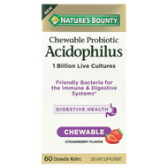 <img alt="Natures Bounty, Chewable Probiotic Acidophilus, Strawberry, 1 Billion, 60 Chewable Wafers" title="Natures Bounty, Chewable Probiotic Acidophilus, Strawberry, 1 Billion, 60 Chewable Wafers,074312013188"