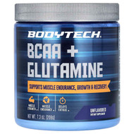 <img alt="BodyTech, BCAA + Glutamine, Unflavored, 7.3 oz (208 g)" title="BodyTech, BCAA + Glutamine, Unflavored, 7.3 oz (208 g),766536020454"