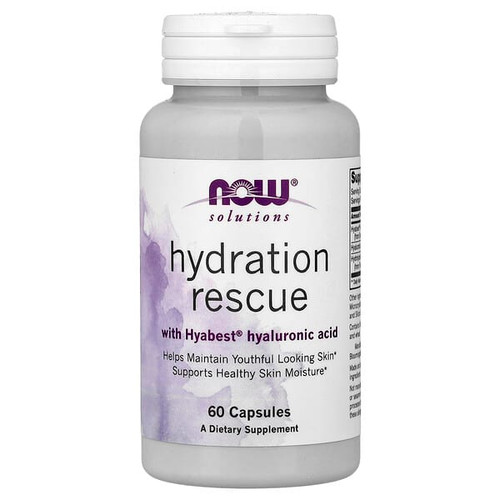 <img alt="Now Foods, Solutions, Hydration Rescue with Hyabest Hyaluronic Acid, 60 Capsules" title="Now Foods, Solutions, Hydration Rescue with Hyabest Hyaluronic Acid, 60 Capsules,733739033888"