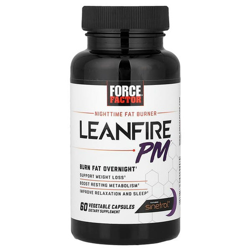<img alt="Force Factor, LeanFire PM, Nighttime Fat Burner, 60 Vegetable Capsules" title="Force Factor, LeanFire PM, Nighttime Fat Burner, 60 Vegetable Capsules,818594015405"