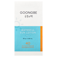 <img alt="Goongbe, Waterful Sun Lotion Sunscreen, Mild, SPF 40, 2.82 oz (80 g)" title="Goongbe, Waterful Sun Lotion Sunscreen, Mild, SPF 40, 2.82 oz (80 g),8809278718158"