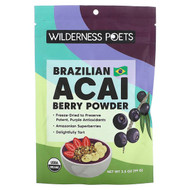 <img alt="Wilderness Poets, Organic Brazilian Acai Berry Powder, 3.5 oz (99 g)" title="Wilderness Poets, Organic Brazilian Acai Berry Powder, 3.5 oz (99 g),850028415054"