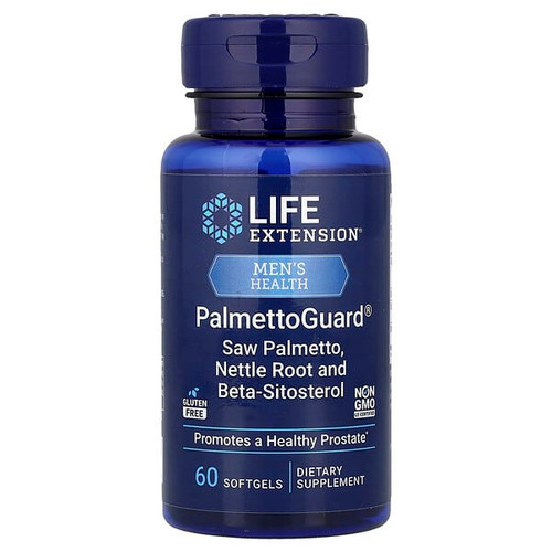 <img alt="Life Extension, Mens Health, PalmettoGuard, Saw Palmetto, Nettle Root and Beta-Sitosterol, 60 Softgels" title="Life Extension, Mens Health, PalmettoGuard, Saw Palmetto, Nettle Root and Beta-Sitosterol, 60 Softgels,737870179061"