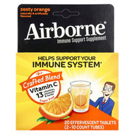 <img alt="AirBorne, Immune Support Supplement, Zesty Orange, 2 Tubes, 10 Effervescent Tablets Each" title="AirBorne, Immune Support Supplement, Zesty Orange, 2 Tubes, 10 Effervescent Tablets Each,647865962984"