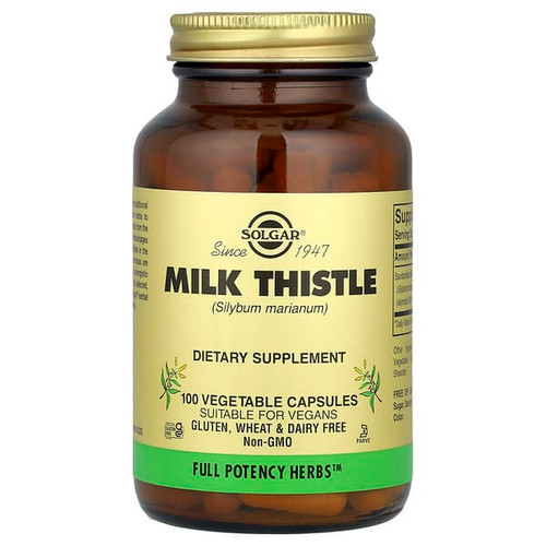<img alt="Solgar, Milk Thistle, 100 Vegetable Capsules (450 mg per Capsule)" title="Solgar, Milk Thistle, 100 Vegetable Capsules (450 mg per Capsule),033984039728"