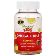<img alt="Lifeable, Kids, Omega + DHA Gummies, Orange & Lemon, 60 Gummies" title="Lifeable, Kids, Omega + DHA Gummies, Orange & Lemon, 60 Gummies,810102731524"