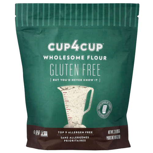 <img alt="Cup4Cup, Wholesome Flour, Gluten Free, 2 lbs (907 g)" title="Cup4Cup, Wholesome Flour, Gluten Free, 2 lbs (907 g),859216003080"