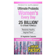 <img alt="Natural Factors, Ultimate Probiotic Womens Every Day, 25 Billion , 30 Vegetarian Capsules" title="Natural Factors, Ultimate Probiotic Womens Every Day, 25 Billion , 30 Vegetarian Capsules,068958018232"
