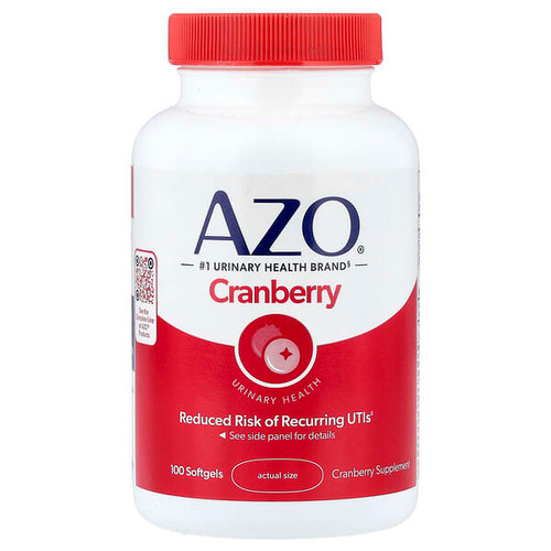 <img alt="AZO, Cranberry, Urinary Health, 100 Softgels" title="AZO, Cranberry, Urinary Health, 100 Softgels,787651101675"