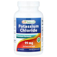 <img alt="Best Naturals, Potassium Chloride, 99 mg, 400 Tablets" title="Best Naturals, Potassium Chloride, 99 mg, 400 Tablets,817716018690"