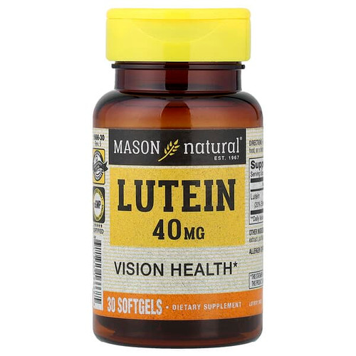 <img alt="Mason Natural, Lutein, 40 mg, 30 Softgels" title="Mason Natural, Lutein, 40 mg, 30 Softgels,311845166685"