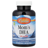 <img alt="Carlson, Moms DHA, 500 mg, 60 Soft Gels" title="Carlson, Moms DHA, 500 mg, 60 Soft Gels,088395015601"
