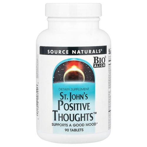 <img alt="Source Naturals, St. Johns Positive Thoughts, 90 Tablets" title="Source Naturals, St. Johns Positive Thoughts, 90 Tablets,021078003496"
