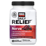 <img alt="Force Factor, Daily Relief, Nerve, Blueberry Acai, 30 Soft Chews" title="Force Factor, Daily Relief, Nerve, Blueberry Acai, 30 Soft Chews,810126662330"